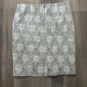 Banana Republic Elegant Lace Pencil Skirt